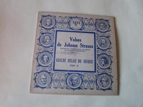 Valses de Johan Strauss, Guilde Belge du Disque, single, Cd's en Dvd's, Vinyl | Klassiek, Gebruikt, Romantiek, Opera of Operette