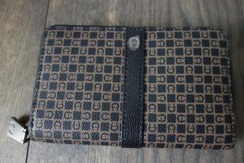Portefeuille "DADINO ADRIA" noir et brun "AIGNER" Envoi comp, Handtassen en Accessoires, Portemonnees, Nieuw, Verzenden