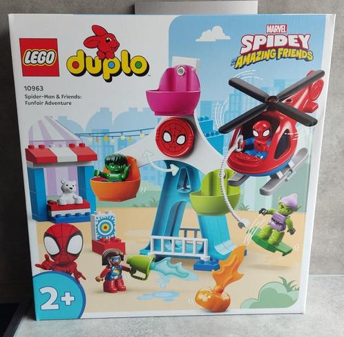 lego duplo 10963 spiderman en vrienden kermisavontuur, Kinderen en Baby's, Speelgoed | Duplo en Lego, Nieuw, Duplo, Complete set