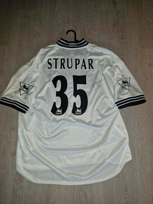 1999-01 @dcfcofficial Home Shirt Strupar #35 (Gesigneerd), Verzamelen, Sportartikelen en Voetbal, Zo goed als nieuw, Shirt, Ophalen of Verzenden