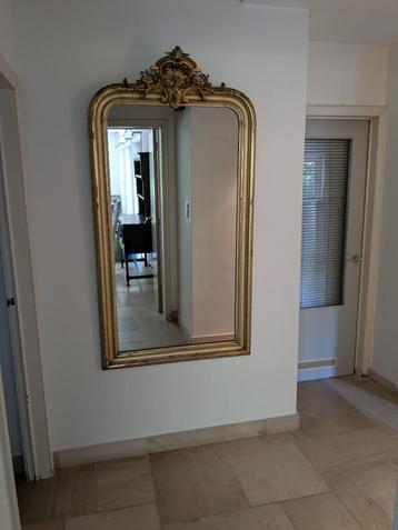 Antieke vergulde spiegel – Louis XV-stijl – 170x90 cm beschikbaar voor biedingen