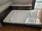 Bed ikea 160cm zwart, Ophalen, Gebruikt, Twijfelaar, 160 cm