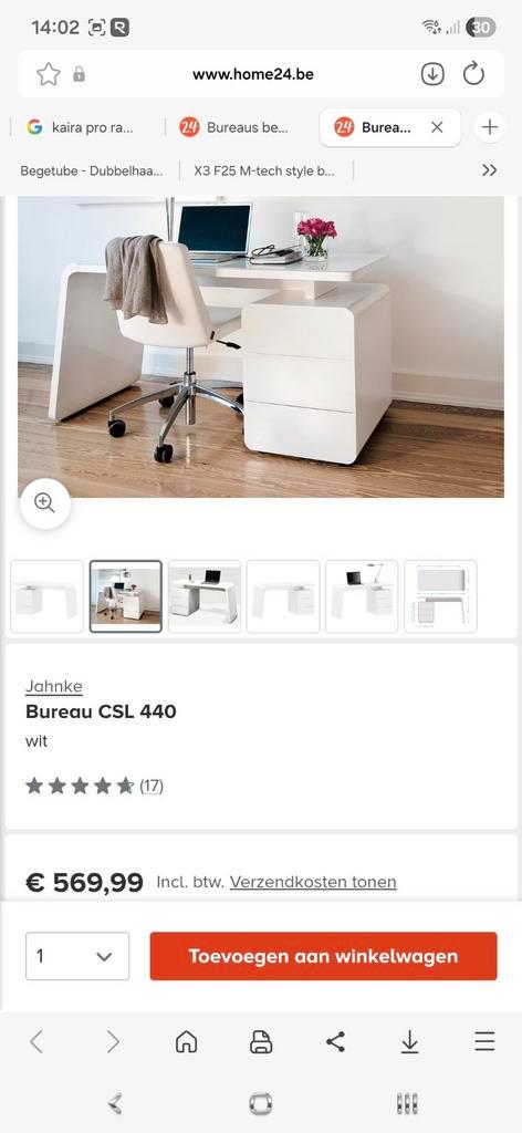 Bureau CSL 440, Huis en Inrichting, Bureaus, Bureau, Ophalen