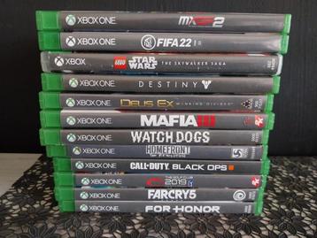 X-BOX one games zie omschrijving, Enlèvement, Comme neuf