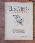 Elsevier's maandschrift 1937 Henri Evenepoel Slauerhoff, Boeken, Ophalen of Verzenden