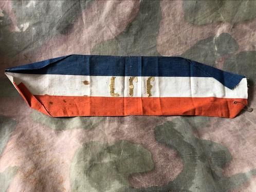 Franse Pre-War UFF armband (2), Verzamelen, Militaria | Tweede Wereldoorlog, Ophalen of Verzenden