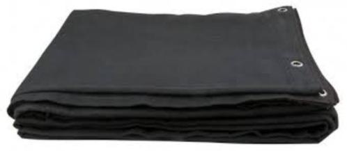 Backdrop Euro Molton 320gr/m² zwart - 3m (H) x 3m (B), Muziek en Instrumenten, Licht en Laser, Nieuw, Overige typen, Ophalen of Verzenden
