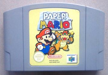 Paper Mario voor de Nintendo 64  beschikbaar voor biedingen