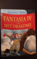 Geronimo Stilton, Fantasia IV, het drakenei, heel goede staa, Fiction général, Comme neuf, Geronimo Stilton, Enlèvement ou Envoi