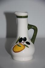 Kleine keramisch olijf olie kruik, Huis en Inrichting, Ophalen of Verzenden, Gebruikt, Kom(men)