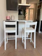 IKEA chaises de bar, Ophalen, Gebruikt, Wit, Hout