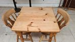 Vierkant houten tafel 70 x 70, Ophalen, Gebruikt