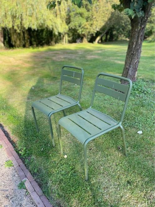 4 x Emu Star terrasstoelen - groen (prijs per stuk), Jardin & Terrasse, Chaises de jardin, Utilisé, Autres matériaux, Empilable