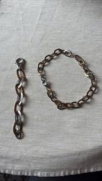 Armband en halsketting, Handtassen en Accessoires, Armbanden, Ophalen, Zo goed als nieuw, Goud