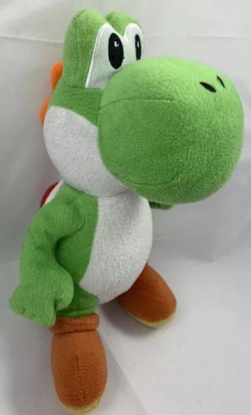 Nintendo Super Mario Bros Yoshi groen knuffel pop 30 cm 2010, Kinderen en Baby's, Speelgoed | Knuffels en Pluche, Zo goed als nieuw