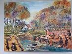 Schilderij in olieverf, paletmes op doek, nieuw., Ophalen