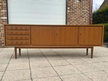 XXL Vintage Sideboard 1960s Tv Dressoir  beschikbaar voor biedingen