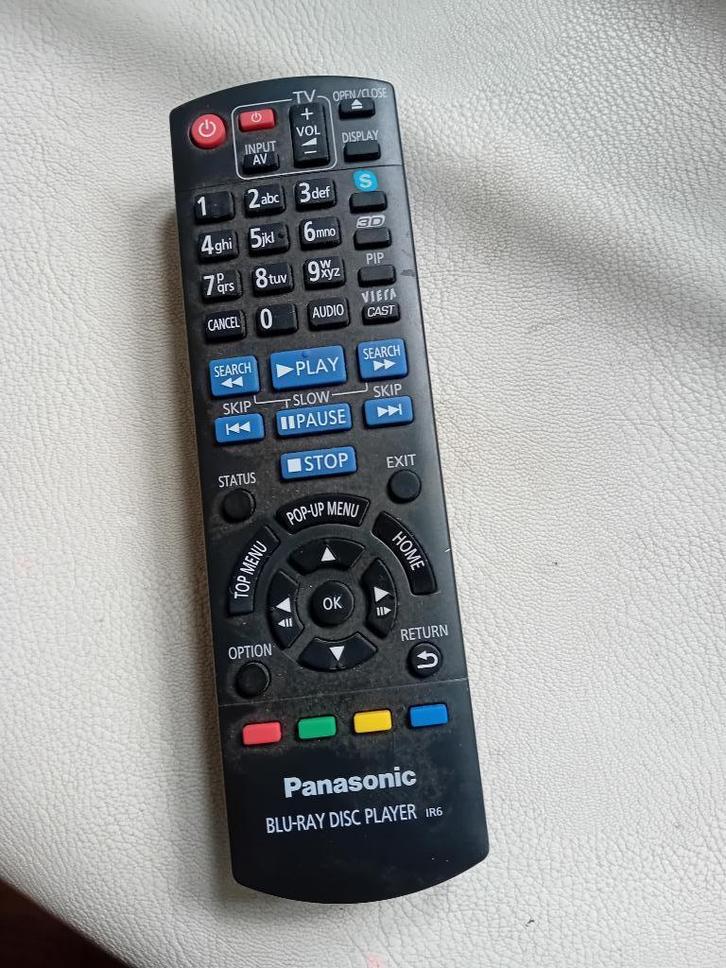 Panasonic afstandsbediening voor Blu-ray disc-speler N2QAYB0, Audio, Tv en Foto, Afstandsbedieningen, Zo goed als nieuw, Origineel