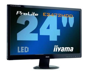 iiyama ProLite E2472HDD - 24 inch - 1920x1080 - DVI - VGA -  beschikbaar voor biedingen