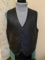 Gilet en cuir, Vêtements | Hommes, Comme neuf, Noir, Enlèvement ou Envoi, Taille 52/54 (L)