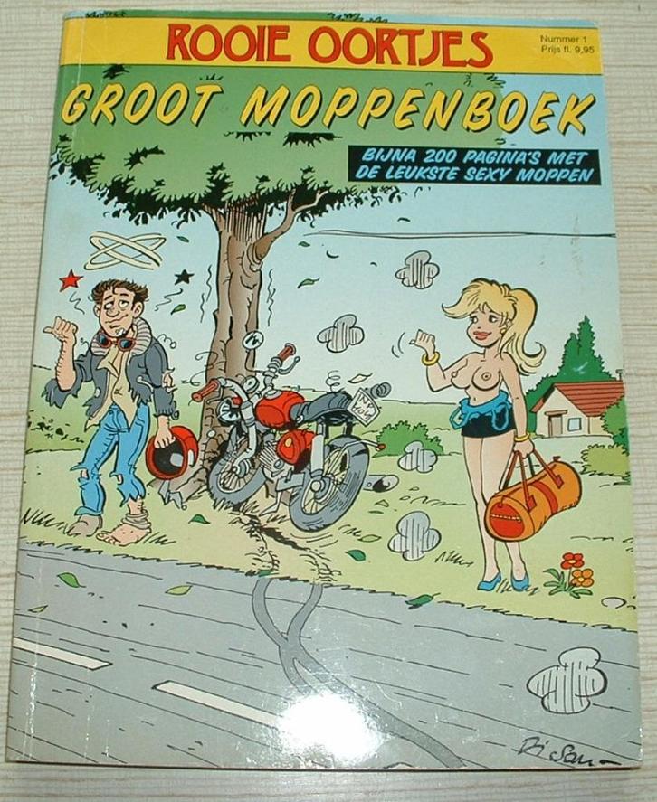 rooie oortjes groot moppenboek, Boeken, Stripverhalen, Zo goed als nieuw, Meerdere stripboeken, Ophalen of Verzenden