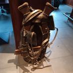 Empiècement ancien avec bride pour cheval de trait, Enlèvement