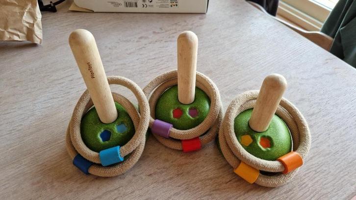 Speelgoed: ringen gooien (Meadow Ring Toss), Kinderen en Baby's, Speelgoed | Houten speelgoed, Zo goed als nieuw, Overige typen