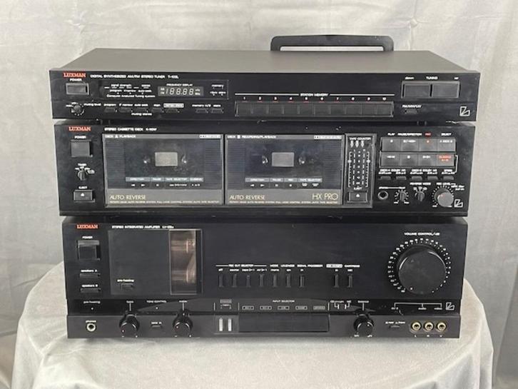 Ensemble LUXMAN LV-103U, K-110W, T-L102, Audio, Tv en Foto, Versterkers en Ontvangers, Gebruikt, Stereo, 60 tot 120 watt, Overige merken