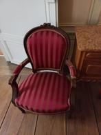 4 fauteuils pieds louis 16, Antiquités & Art, Antiquités | Meubles | Chaises & Canapés, Enlèvement