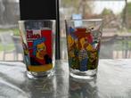 Glazen Amora, Verzamelen, Glas en Drinkglazen, Ophalen, Zo goed als nieuw, Frisdrankglas