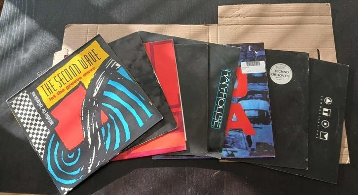 VINYL LOT TECHNO '90s, Cd's en Dvd's, Vinyl | Dance en House, Gebruikt, Techno of Trance, 12 inch, Ophalen of Verzenden