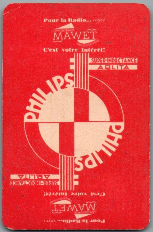 speelkaart - LK12392 - Philips, Mawet, Verzamelen, Speelkaarten, Jokers en Kwartetten, Gebruikt, Speelkaart(en), Verzenden