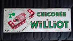 Emaille reclamebord Chicorée Williot, Ophalen of Verzenden, Gebruikt, Reclamebord