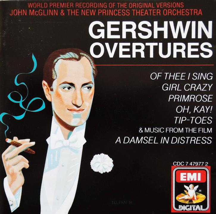 Gershwin / Ouvertures - NPTO / John McGlinn - EMI - 1987, CD & DVD, CD | Instrumental, Comme neuf, Enlèvement ou Envoi