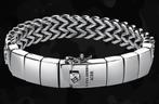 BRACELET ALPHA SIERRA EN ARGENT CHROMÉ ! NOUVEAU, Enlèvement ou Envoi, Neuf, Argent