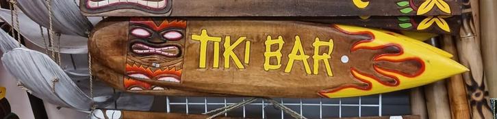 planche de surf 50 cm en bois d albesia Tiki bar, Antiek en Kunst, Kunst | Beelden en Houtsnijwerken, Ophalen of Verzenden