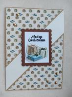 Zelfgemaakte kerstkaart met omslag, Enlèvement ou Envoi, Neuf, Noël