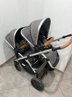 Koets voor twee kleine kindjes / peuter, Kinderen en Baby's, Kinderwagens en Combinaties, Gebruikt, Verstelbare duwstang, Combiwagen