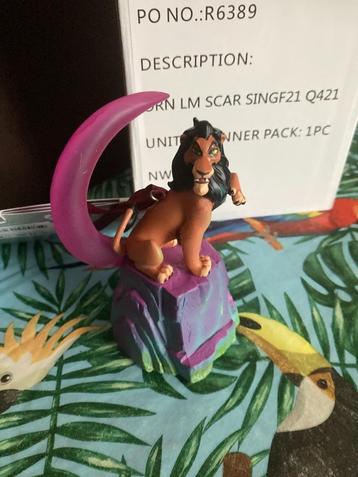 Nieuw Disney ornament Scar ( Lion king ) - Muziek x licht, Enlèvement ou Envoi, Le Roi Lion ou Le Livre de la Jungle, Neuf, Statue ou Figurine