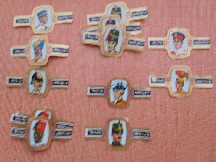 Verschillende incomplete series Mercator sigarenbandjes, Verzamelen, Rookartikelen, Aanstekers en Luciferdoosjes, Gebruikt, Ophalen of Verzenden