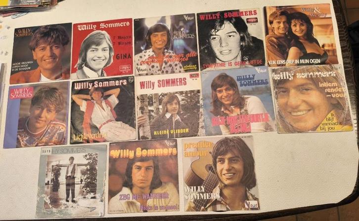 Willy Sommers - 12 singles voor 10 €, Cd's en Dvd's, Vinyl | Overige Vinyl, Gebruikt, Overige formaten, Ophalen of Verzenden