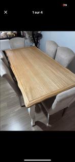 Table de salle a manger + 6 chaises, Maison & Meubles, Enlèvement ou Envoi, Comme neuf