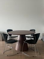 Vintage design Italiaanse Arrben chroom stoelen, Huis en Inrichting, Stoelen, Ophalen, Zo goed als nieuw, Zwart