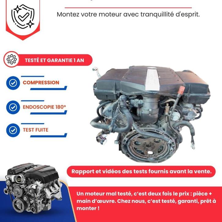 Mercedes sl500 sl 500 r230 5.0 v8 300 pk motor, Auto-onderdelen, Motor en Toebehoren, Nieuw, Ophalen of Verzenden