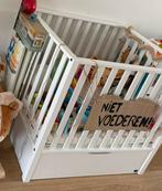 Witte babybox met schuif onderaan., Kinderen en Baby's, Babyparken, Ophalen, Zo goed als nieuw