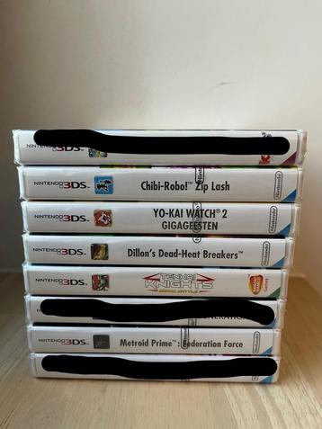 Nintendo 2DS/3DS spelletjes in originele verpakking