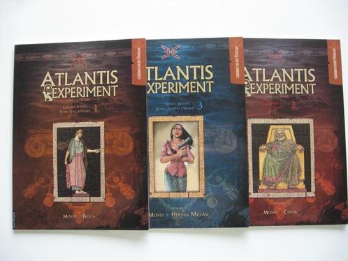 ATLANTIS EXPERIMENT 1 tot 3 – SC – 1ste dr– zeer goede staat, Boeken, Stripverhalen, Gelezen, Complete serie of reeks, Ophalen of Verzenden