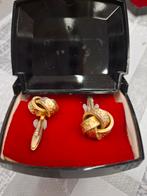 Paar manchetknopen, Ophalen of Verzenden, Verguld