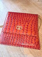 Vintage handtas krokodillenleer gucci, Handtassen en Accessoires, Tassen | Damestassen, Ophalen, Gebruikt, Overige kleuren, Handtas