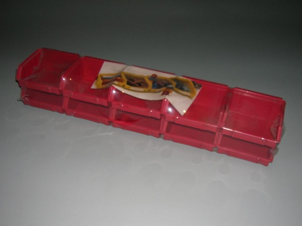 Opbergbakjes op rail, Doe-het-zelf en Bouw, Gereedschapskisten, Nieuw, Ophalen of Verzenden